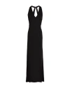 Louisa Ballou High Sea Open-back Stretch-jersey Maxi Dress In Black