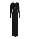 LOUISA BALLOU LOUISA BALLOU WOMAN MAXI DRESS BLACK SIZE M VISCOSE, ELASTANE