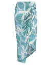 Louisa Ballou Coastline Long Skirt In Blue