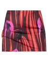 Louisa Ballou Woman Mini Skirt Red Size M Recycled Polyamide, Elastane In Red