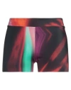Louisa Ballou Woman Shorts & Bermuda Shorts Burgundy Size M Polyamide, Elastane In Red