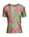 Louisa Ballou Woman Top Green Size M Recycled Polyester, Elastane
