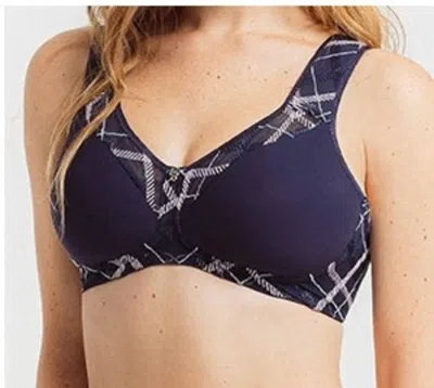 Louisa Bracq Albanach Wirefree Spacer Wire-free Bra In Electric Night In Multi