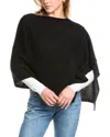 Louisa Perini Wool & Cashmere-blend Topper In Black