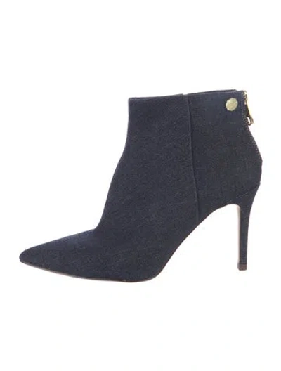 Pre-owned Louise Et Cie Denim Chelsea Boots In Blue