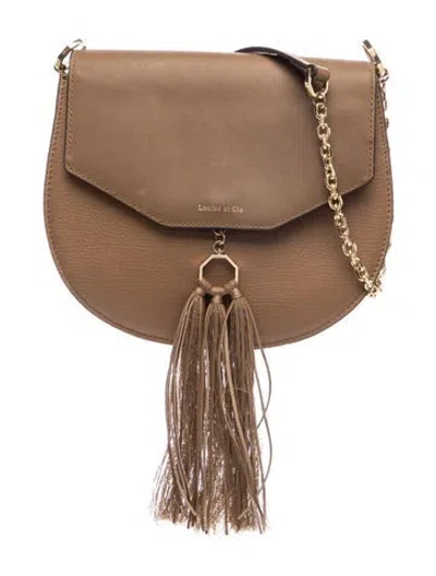 Pre-owned Louise Et Cie Leather Crossbody Bag In Brown