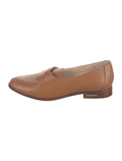 Pre-owned Louise Et Cie Leather Loafers In Brown