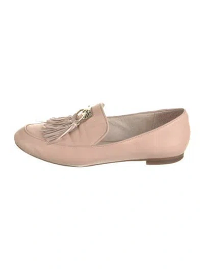 Pre-owned Louise Et Cie Leather Loafers In Pink