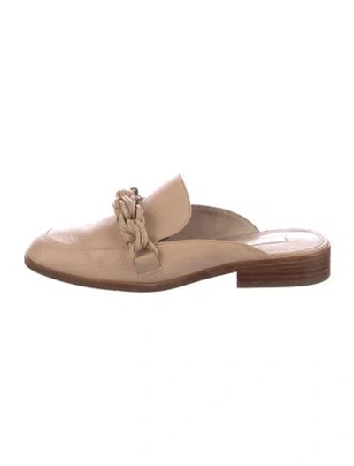 Pre-owned Louise Et Cie Leather Mules In Brown