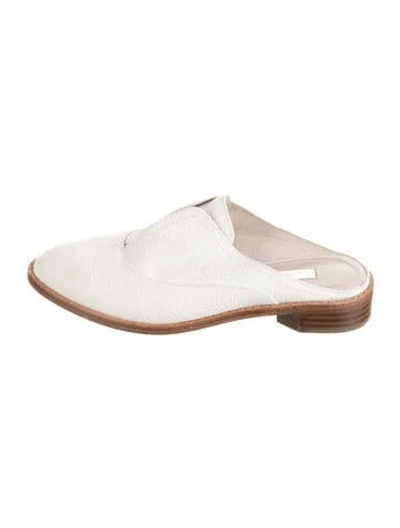 Pre-owned Louise Et Cie Leather Mules In Neutrals