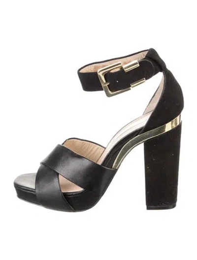 Pre-owned Louise Et Cie Leather Pumps In Black