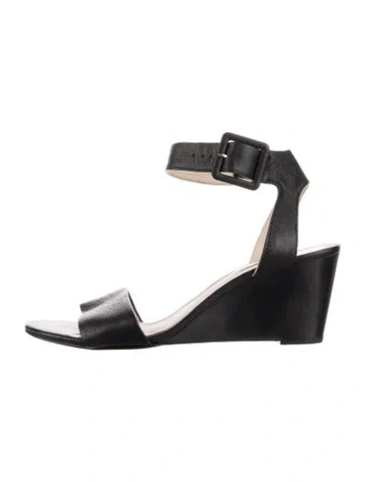 Pre-owned Louise Et Cie Leather Sandals In Black