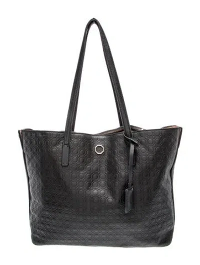 Pre-owned Louise Et Cie Leather Tote In Black