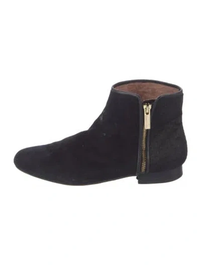 Pre-owned Louise Et Cie Ponyhair Boots In Blue