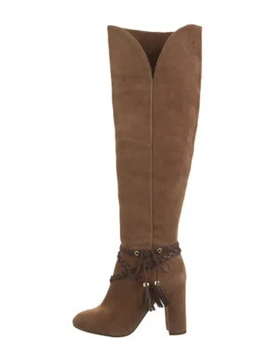 Pre-owned Louise Et Cie Suede Boots In Brown