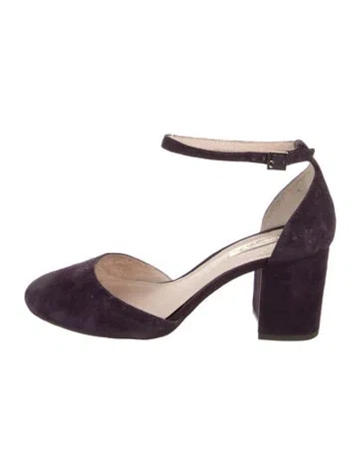 Pre-owned Louise Et Cie Suede Pumps In Purple