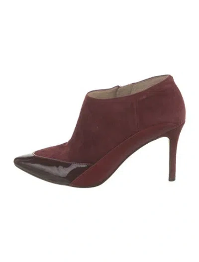 Pre-owned Louise Et Cie Suede Pumps In Red