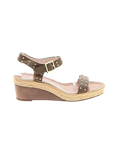 Pre-owned Louise Et Cie Wedges In Green