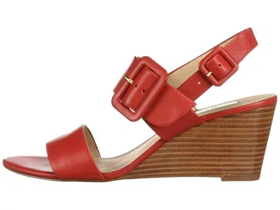 Louise Et Cie Women's Putnam Open-toe Silhouette Stacked Wedge Heel Sandals In Goji Berry In Multi