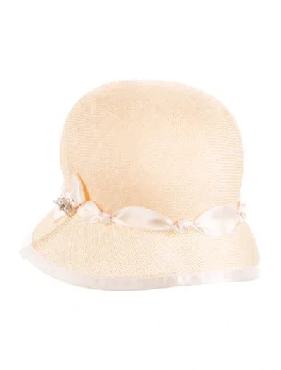 Pre-owned Louise Green Pattern Print Sun Hat In Neutral