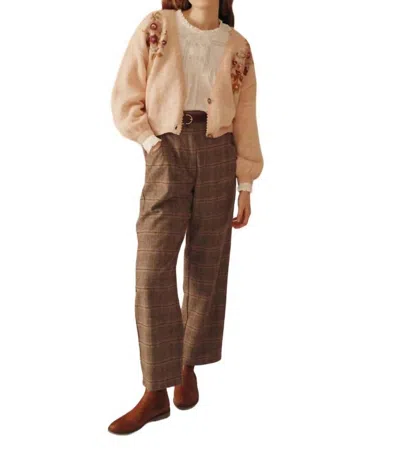 Louise Misha Abuelo Pants In Chestnut In Pink