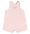 LOUISE MISHA BABY ELENA EMBROIDERED COTTON JUMPSUIT