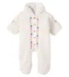 Louise Misha Floral Embroidered Teddy Jumpsuit In White