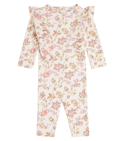 Louise Misha Baby Linette Floral Rashguard Swimsuit In Multicoloured