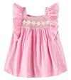 Louise Misha Baby Martine Gingham Cotton Dress In Red