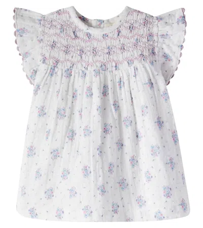 Louise Misha Baby Shanti Floral Cotton Gauze Dress