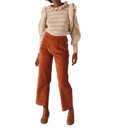 Louise Misha Beatriz Pants In Chestnut In Brown