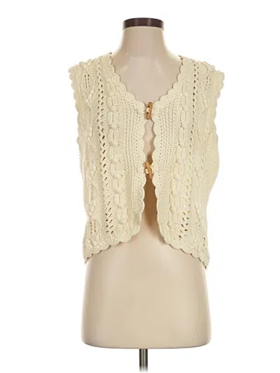Pre-owned Louise Misha Cardigan Sweater In Ivory
