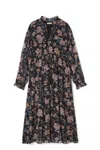 Louise Misha Chella Maxi Dress In Charcoal Tpical Loon In Multi