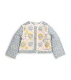 Louise Misha Cotton Batiste Quilted Orishane Jacket In Blue