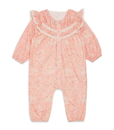 Louise Misha Kids' Cotton Lilany Playsuit In Pink
