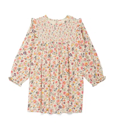 Louise Misha Kids' Cotton Smocked Saralou Dress In Multi