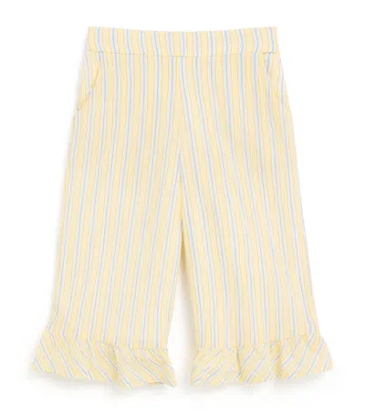 Louise Misha Kids' Cotton Stripe Loukie Trousers In Multi