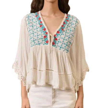 Louise Misha Emila Blouse In Cream In Neutral