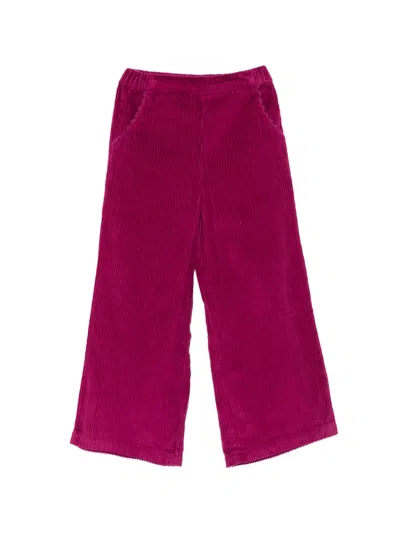 Louise Misha Kids' Flor Corduroy Trousers In Purple