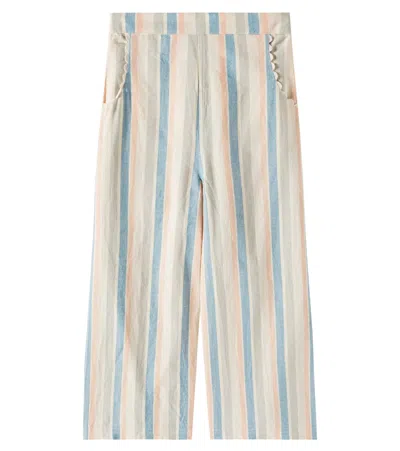 Louise Misha Kids' Hose Flor Aus Baumwolle Und Leinen In Neutrals