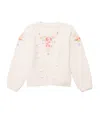 Louise Misha Acila Floral-embroidered Sweater In White