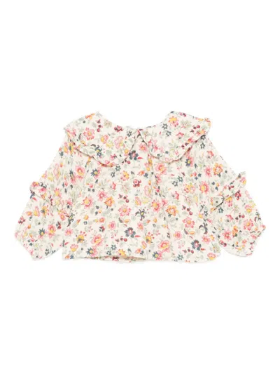 Louise Misha Babies' Floral-print Blouse In Multi