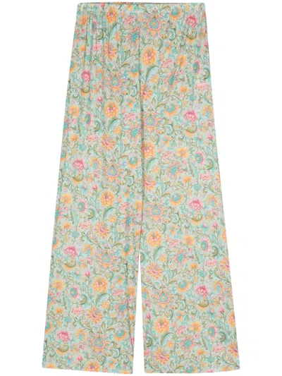 Louise Misha Floral Straight Trousers