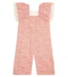 Louise Misha Irene Floral Cotton Jumpsuit In Sienna Daisy Flowers