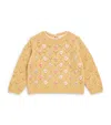 Louise Misha Jadeli Embroidered Sweater In Yellow