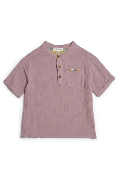 Louise Misha Kid's Arun Shirt In Mauve In Pink