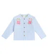 LOUISE MISHA MAURICETTE EMBROIDERED COTTON JACKET