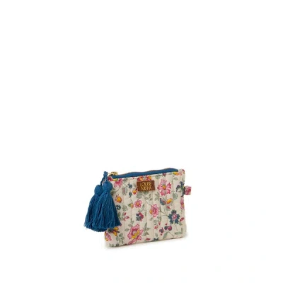 Louise Misha Mini Pochette Zippée En Coton In Multi