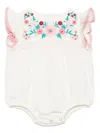 Louise Misha Nusha Rompers In White