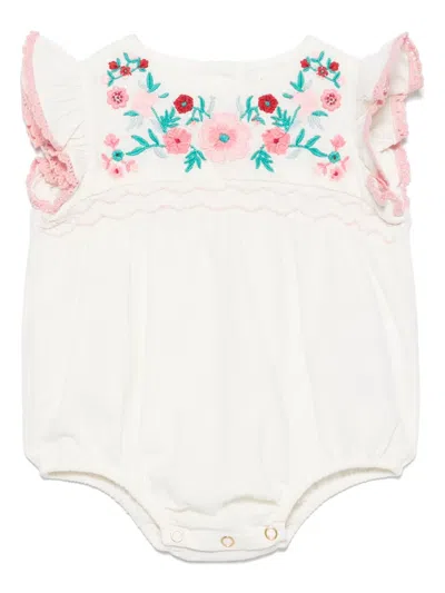 Louise Misha Babies' Nusha Rompers In White
